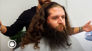 Marine’s 1st Beard Trim in 2 Years | Cut Loose