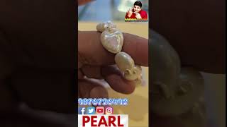 PEARL (MOTI) BRACELET DETAILS shorts pearl