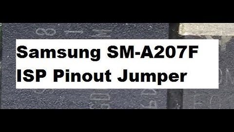 Samsung SM-A207F ISP Pinout Jumper Ways Format FRP Boot Repairing By GSM Free Equipment