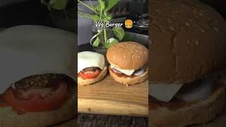 Veg burger ? (easy to make)#youtubeshorts#ytshorts#asmr#streetfood#viral#burger
