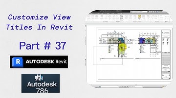How to Customize View Titles In Revit | Part # 37 | #architecture #revit #autocadcivil3d #civil3d