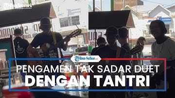 Viral Video Seorang Pengamen Tak Sadar Duet dengan Tantri Kotak