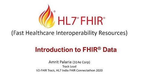 Introduction to HL7® FHIR® data model