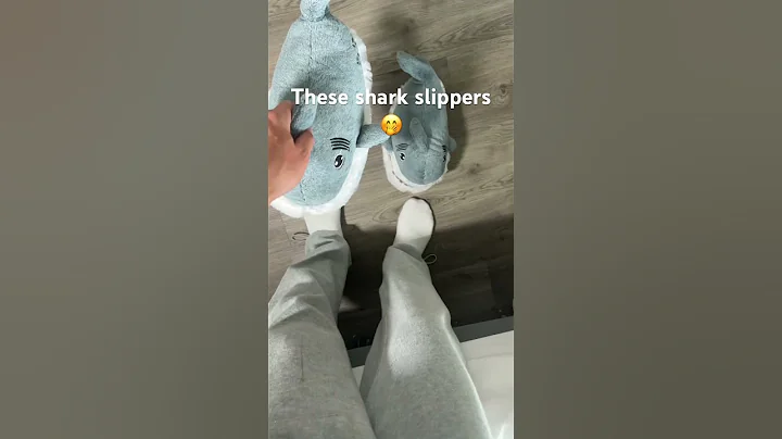 These shark slippers are so 🤩 #cute #foryou #video