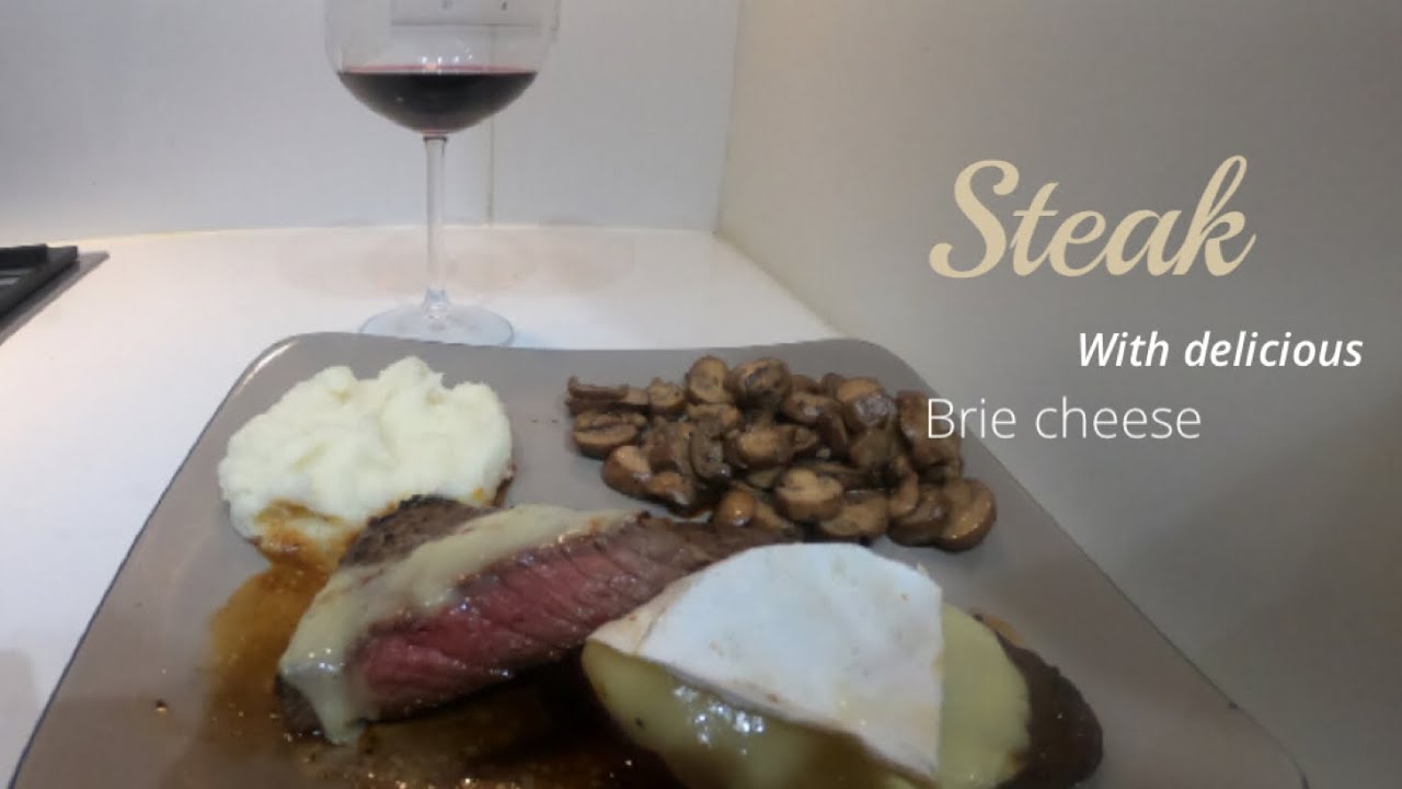Delicious marinated steak with brie cheese YouTube