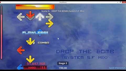 Stepmania Drop the bomb  system s f  Scotty D