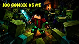 100 Zombies Raid My Village… Can I Survive? (Minecraft) Yakten Gaming 