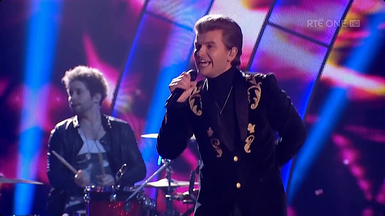 Wild Youth performing on DWTS Ireland