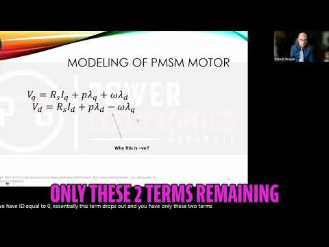 The Vd Term: Negative Component and Back-EMF