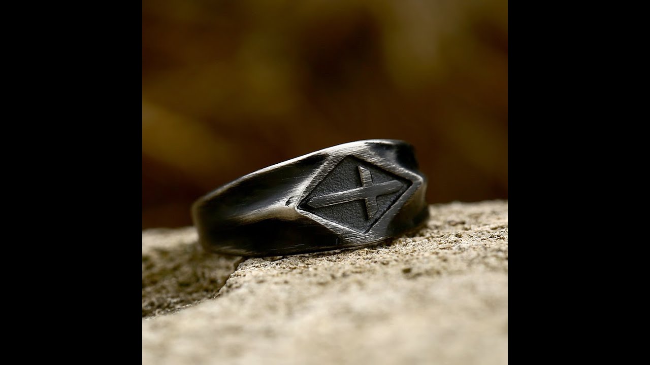 Men's Punk Vintage Cross Ring