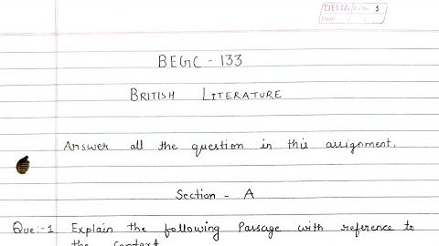 BEGC 133 Solved Assignment 2022-23| BEGC 133 SOLVED HANDWRITTEN ASSIGNMENT 22-23| BAG| BEGC 2022-23