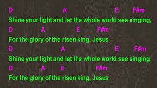 Video thumbnail of "Mighty to Save - by Hillsong Lyrics and Chords"