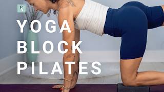 Yoga block Pilates full body workout