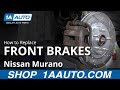 How to Replace Front Brakes 2009-14 Nissan Murano