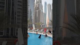 Swimming in Marina Hotel Apartments