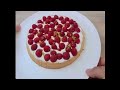 Tarte protéinée aux framboises ✔ #tarte   #framboise  #oeuf