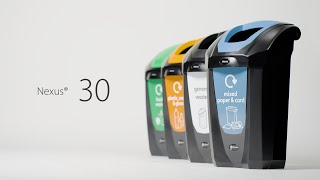 Glasdon UK | Nexus® 30 Recycling Bins (Black)