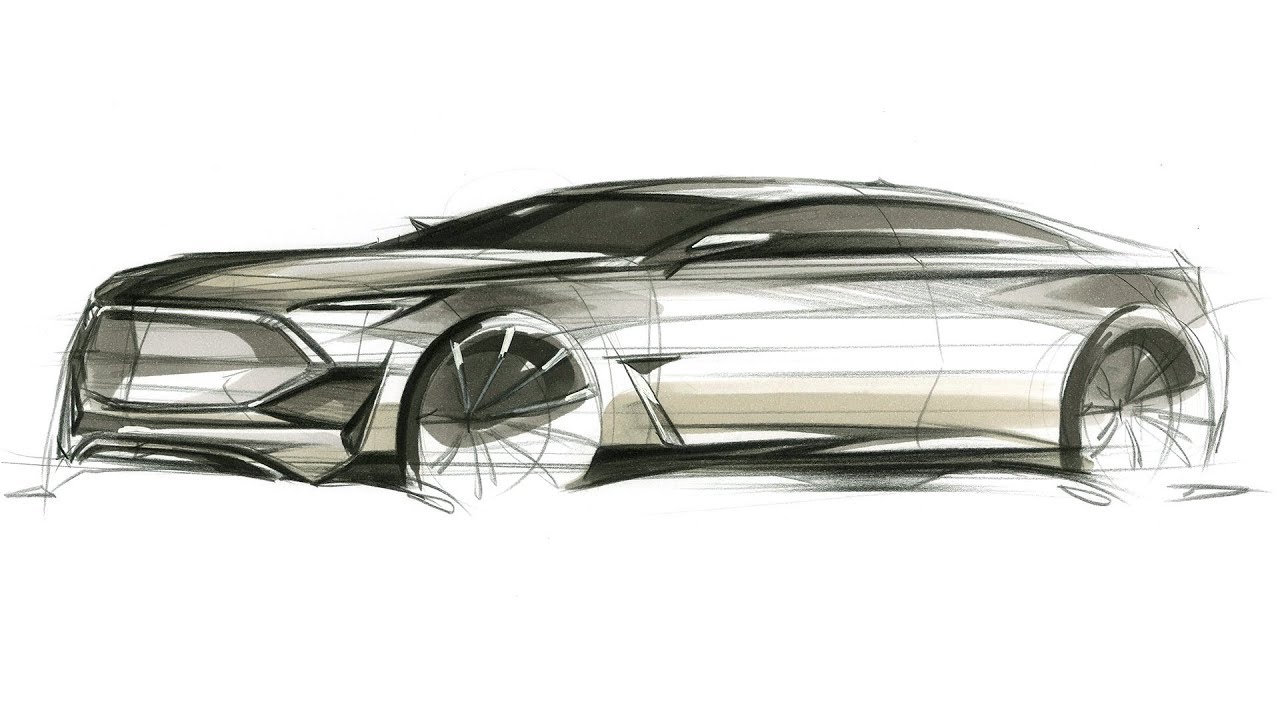 Premium Vector | Hand drawn sketch car vector set front back and side view  sedan car pencil design