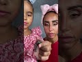 Makeup transformation  mummy  daughter