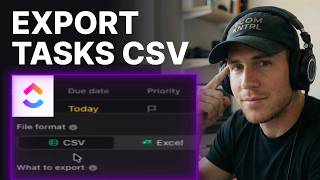 How To Export ClickUp Tasks To CSV (2026) | Data Export