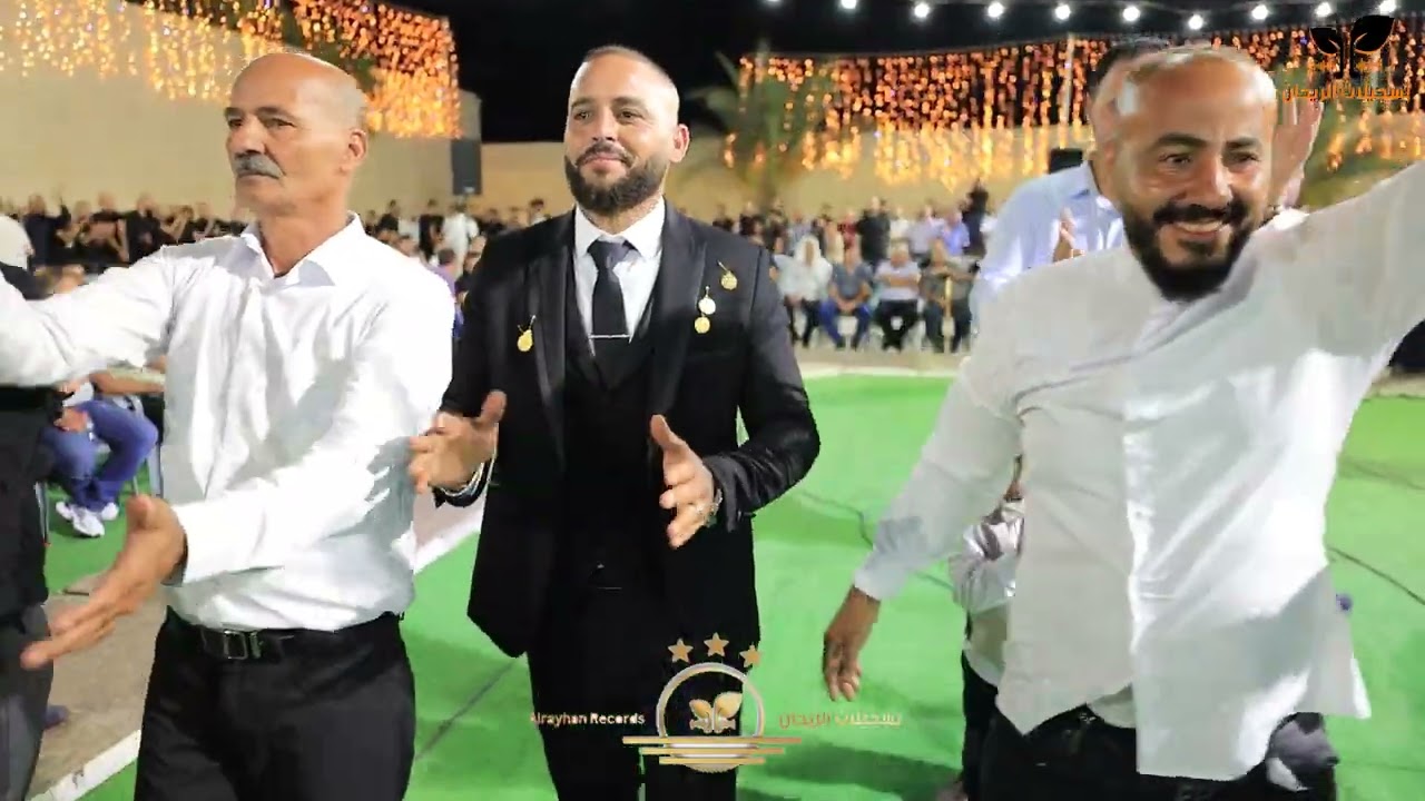 اضخم صف سحجة مع الشاعر موسى حافظ وزميله والزمار هاشم سويطي من سهرة العريس احمد محمود قبها برطعة