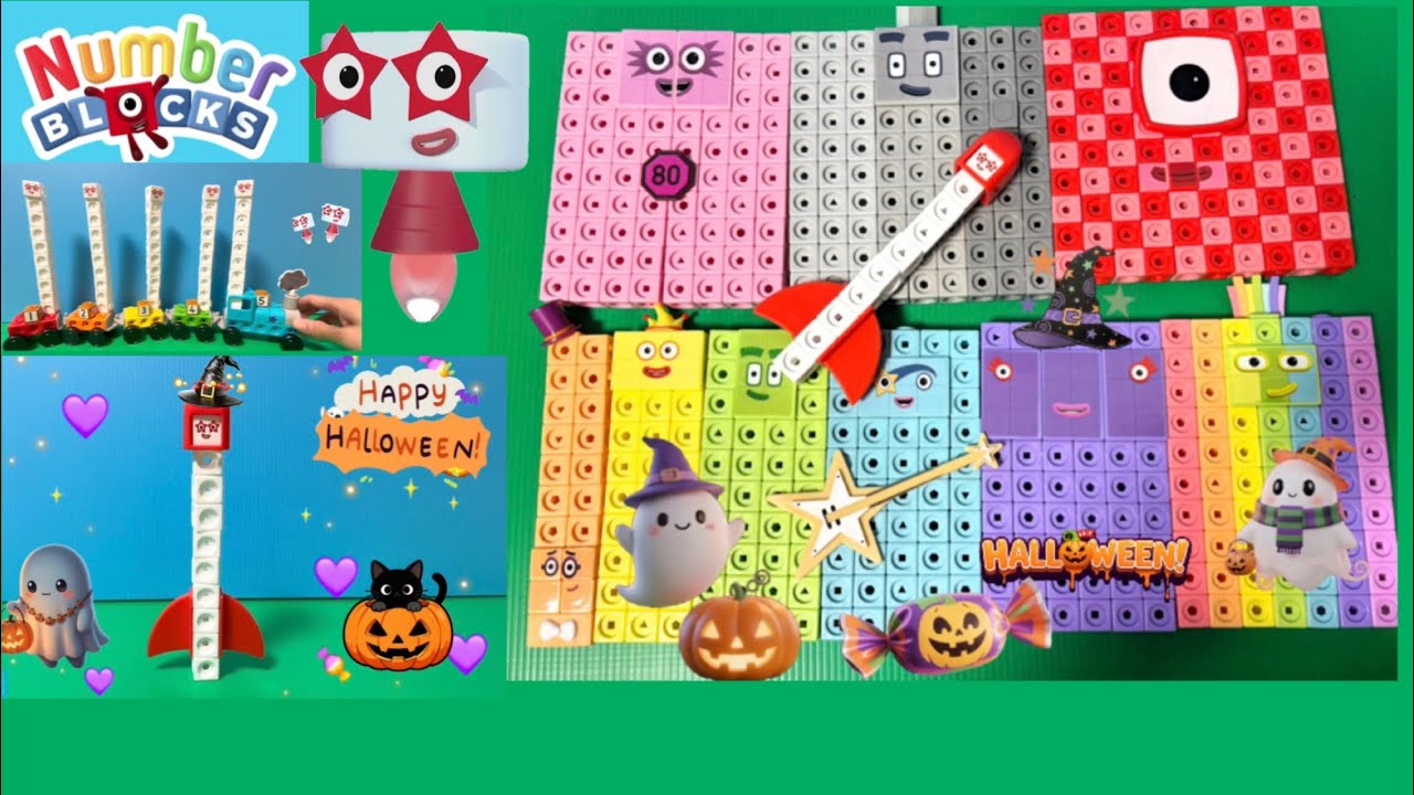 Numberblocks 10 times tables numberblocks toy learning fun 10-100 ...