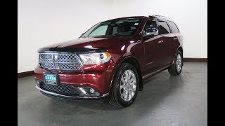 2017 Dodge Durange Citadel for Sale in Canton, Ohio | Jeff's Motorcars