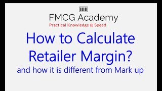 How to Calculate Retailer Margin and Mark up in 65 seconds?