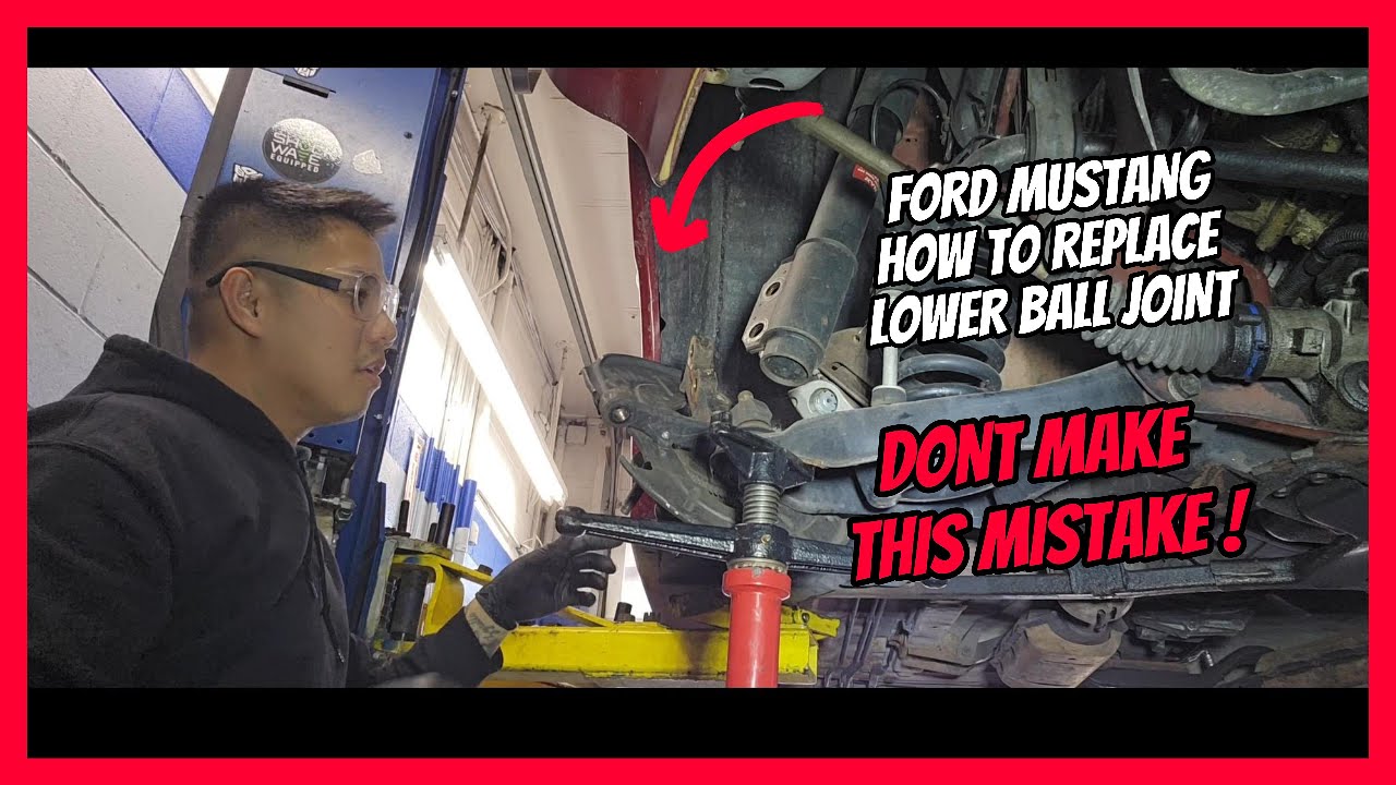 Ford Mustang Lower Ball Joint Replacement | Don't Make This Mistake!