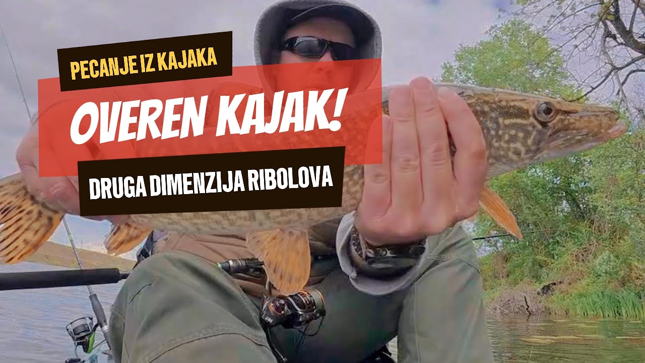 Pecanje štuke iz kajaka | Prvi ulov iz novog kajaka | Kajako.rs