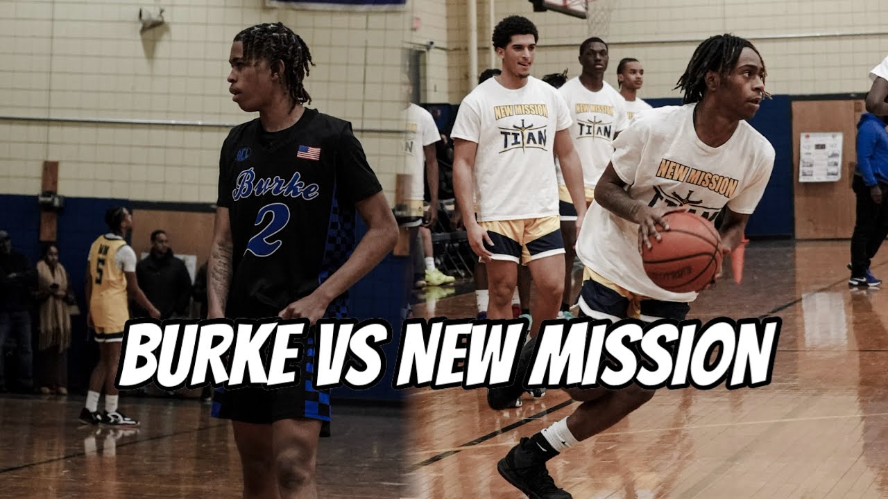 Burke vs New Mission Jaeden Roberts Drops 27pts
