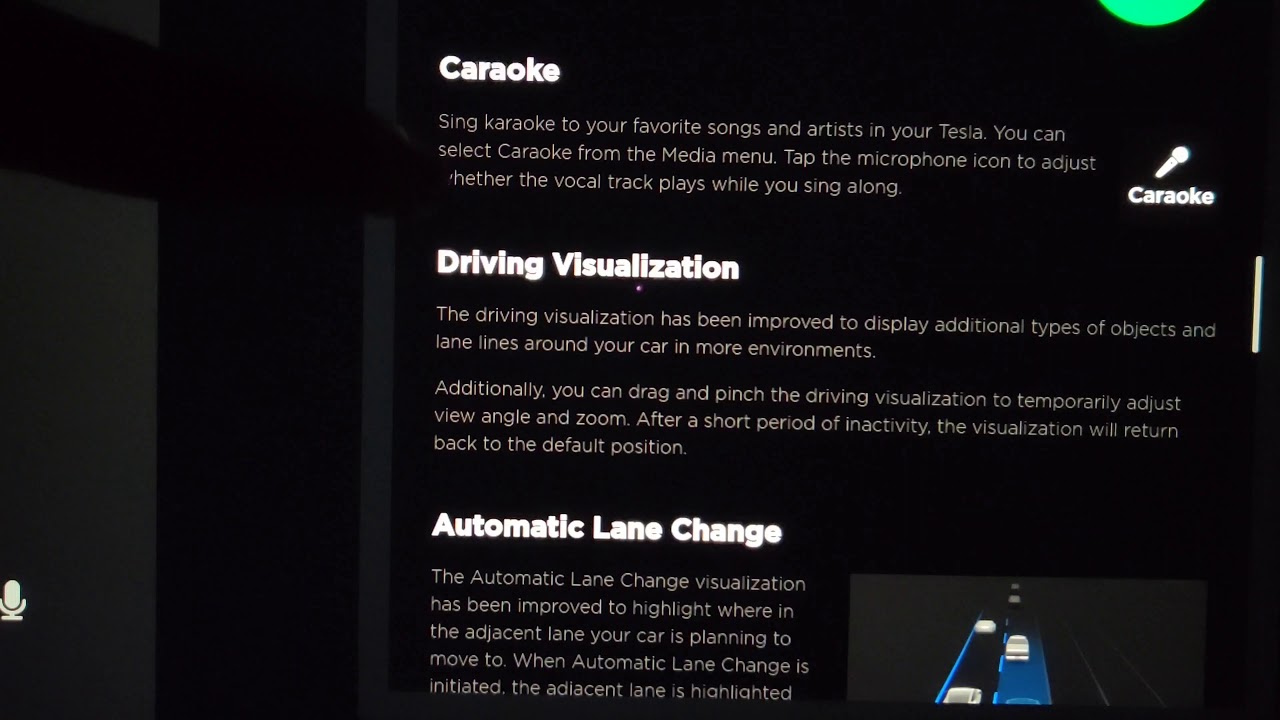 Tesla Model 3 Software Update Version 10