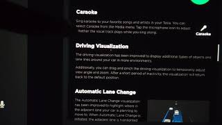 Tesla Model 3 Software Update Version 10