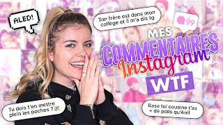 Je lis les COMMENTAIRES PÉPITES de mes POSTS INSTA + VIDÉOS