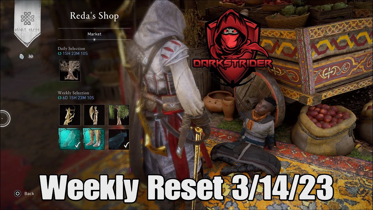 Assassin's Creed Valhalla- Weekly Reset 3/14/23