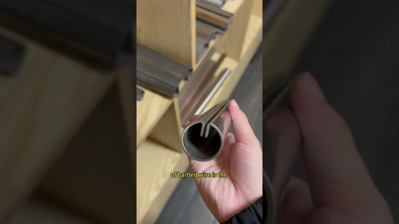 Do you know how to use stainless steel open slotted tubes？