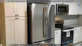 Priced at $229,000 - 1501 W Pittsburg Street, Broken Arrow, OK 74012