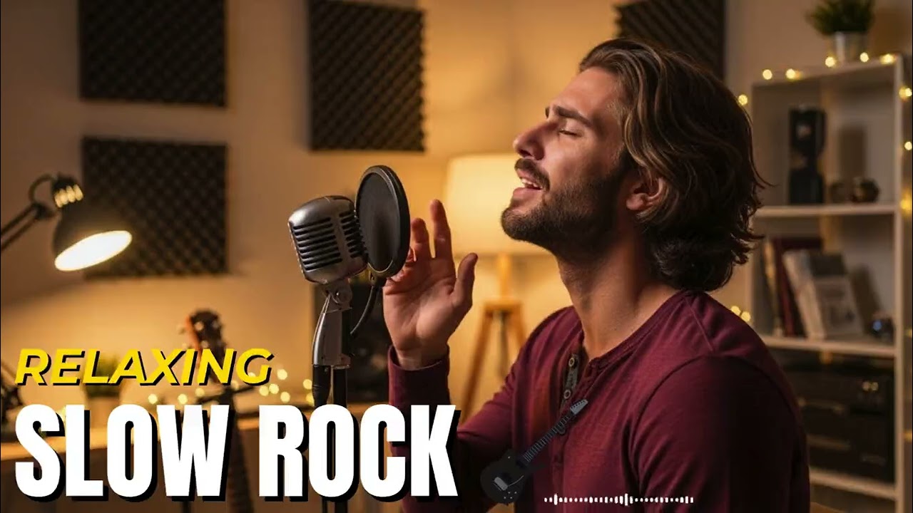 🌌 Slow Rock Night Music Playlist – Late Night Rock Ballads