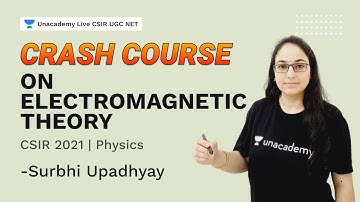 Crash Course on Electromagnetic Theory | CSIR 2021 | Physical Science | Surbhi |Unacademy Live CSIR