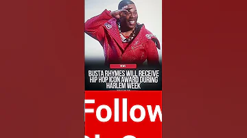 Busta Rhymes Will Receive Hip Hop Icon Award During Harlem Week Bustarhymes Iconawards Icon 