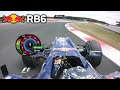 Downforce monster red bull rb6 in highspeed corners