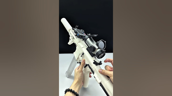 XYL White ARP9+Smoke Silencer.Who needs this for this summer holidays? #toys #gelblasters #airsoft