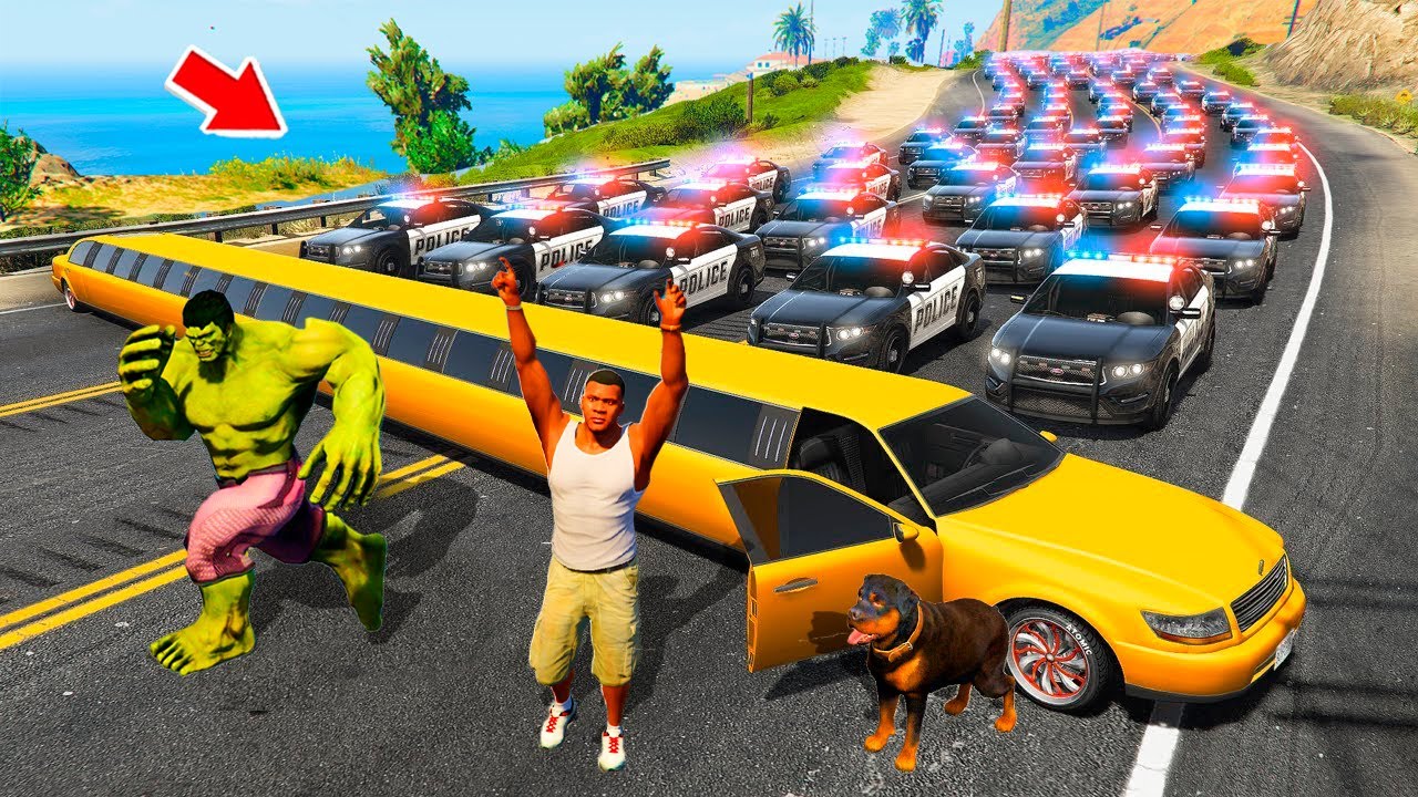 Ең Ұзын ЛИМУЗИНДІ Ұрладым (GTA V)