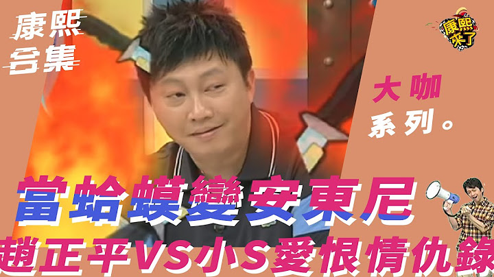 【大咖系列】当蛤蟆变安东尼　赵正平VS小S爱恨情仇录 - 天天要闻