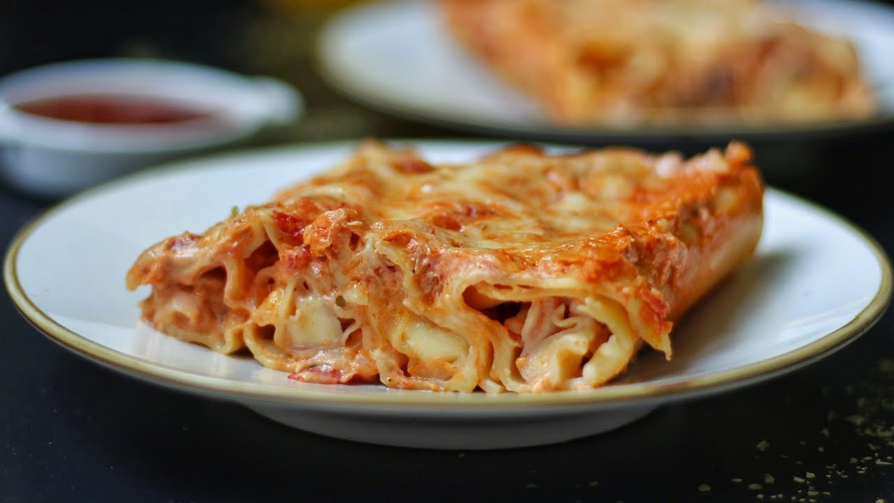 Pizza cannelloni / Zapečeni kaneloni sa pica nadevom