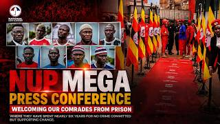 🚨 LIVE: NUP Holds Mega Press Conference to Welcome the 9 Released Political Prisoners