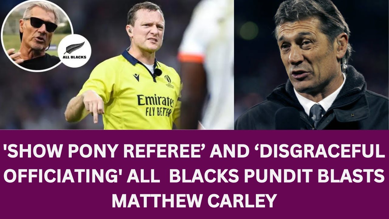 Muarry Nexted ‘Show Pony Referee’ All Blacks legend Murray Mexted blasted Referee ...