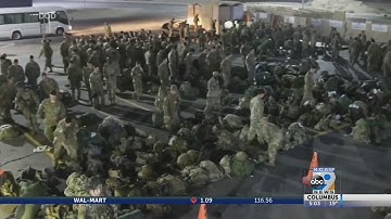 Troops prepare for deployment