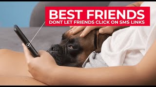 Text Message Scam | Dont click links in unsolicited sms messages | SMS Attacks and SMS Threats