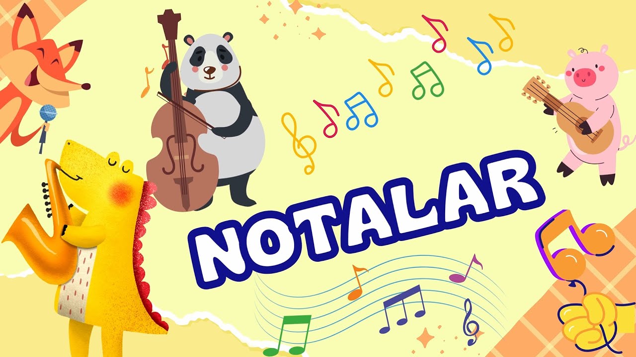 Notalar Rasmlar Müzik Notalarını Öğrenmenin En Eğlenceli Yolu - Notalar Şarkısı - YouTube